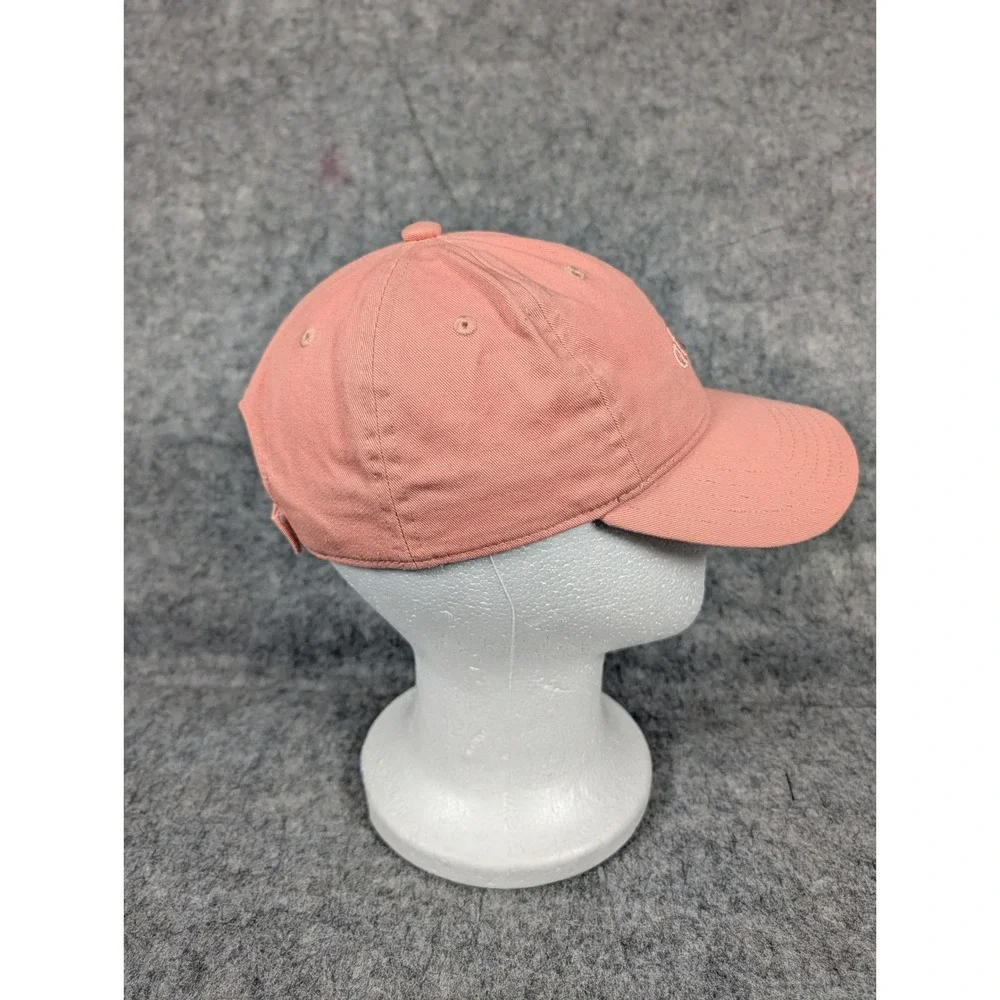 Adidas Womens Baseball Cap Coral Pink‎ Embroidered Logo Adjustable Strap Casual